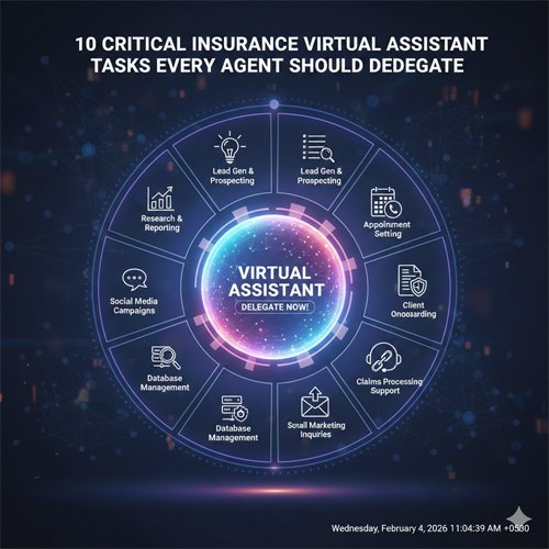insurance virtual assistant tasks